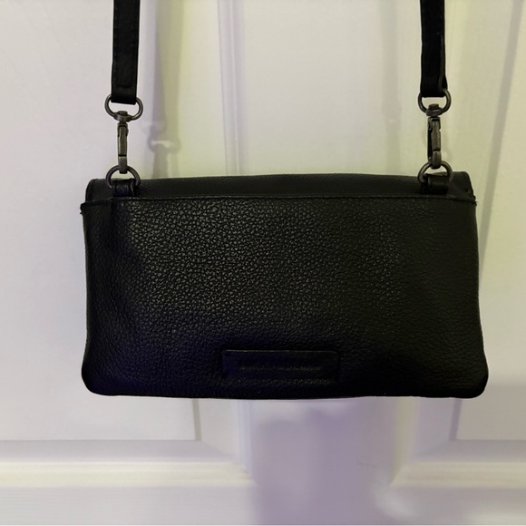 EUC Lucky Brand GENUINE LEATHER Jill Black convertible wallet crossbody - Picture 7 of 9